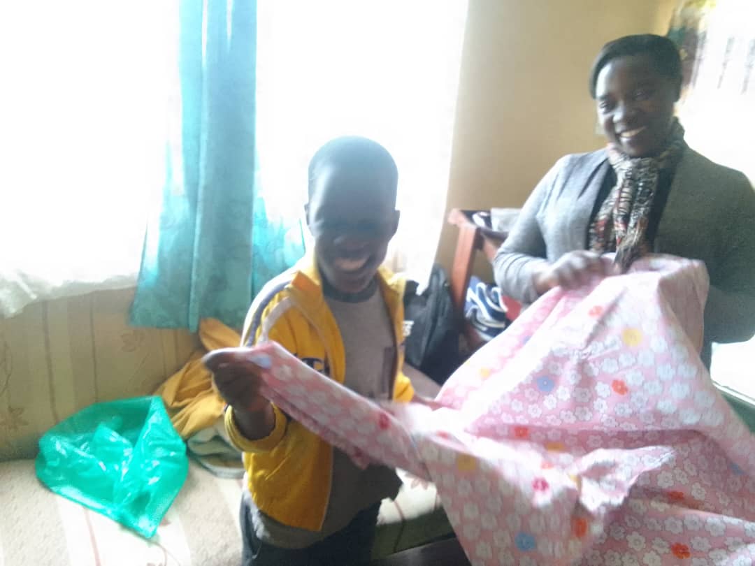 Child receiving care